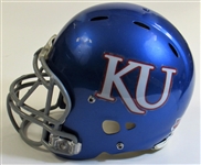  Kansas University Game Used Football Helmet