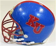  Kansas University Game Used Football Helmet 
