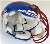  Kansas University Game Used Football Helmet 