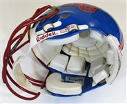  Kansas University Game Used Football Helmet 