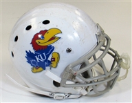 Kansas University Game Used Football Helmet 