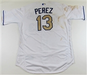2016 Salvador Perez Game Used Jersey 