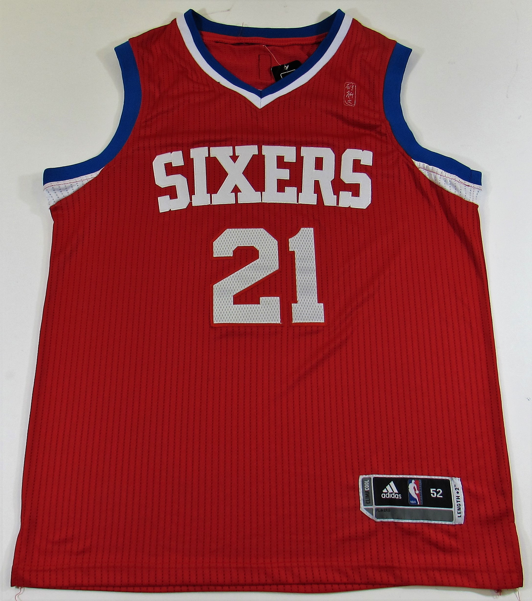 Lot Detail - Joel Embiid Signed Phil Sixers Pro Jersey