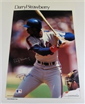 Darryl Strawberry Signed 35 x 23 Poster - JSA