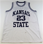 Mitch Richmond K-State Signed Basketball Jersey - PSA 6A42344