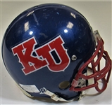 Kansas University Game Used Football Helmet