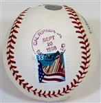Cal Ripken Signed Ball & Rookie Card # 846/2632 
