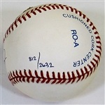 Cal Ripken Signed Ball & Rookie Card # 812/2632 