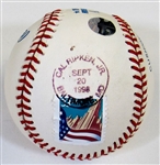 Cal Ripken Signed Ball & Rookie Card # 812/2632 