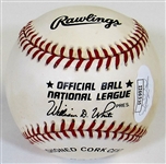 Ernie Banks Signed MLB Baseball - JSA