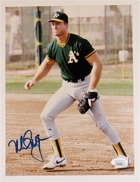 Mark McGwire Signed 8x10 Athletics Photo - JSA