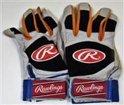 2000 Rickey Henderson Game Used Mets Batting Gloves