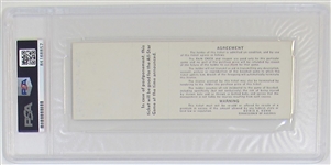Johnny Bench Signed Mint 8 1973 All-Star Game Ticket Kansas City
