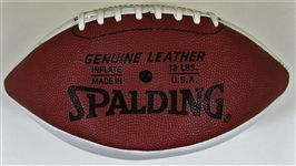 Gale Sayers Signed #40 Football - JSA