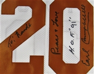 Earl Campbell Signed Texas Longhorn Jersey