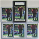 Lot of 6 2001 Upper Deck Tiger Woods Cards