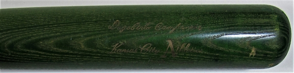Bert Campy Campaneris Green Kansas City Athletics Bat