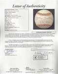 Mickey Mantle Signed #63/536 Baseball - JSA