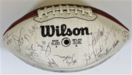 1984 Kansas City Chiefs Team Signed Football 