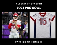 Patrick Mahomes 2022 Last Game Used Pro Bowl Jersey - Photo Match