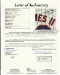 Patrick Mahomes II Signed Kids NY Mets Jersey - JSA Letter