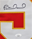 Patrick Mahomes Signed SB LIV Stat Jersey - JSA