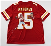 Patrick Mahomes Signed Photo Jersey 1/1 