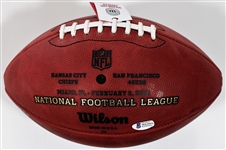 Patrick Mahomes Signed Super Bowl 54 Football