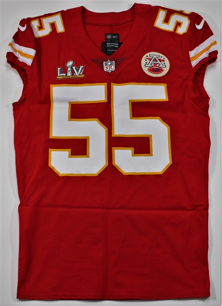 Frank Clark Game Issued Super Bowl 55 Jersey