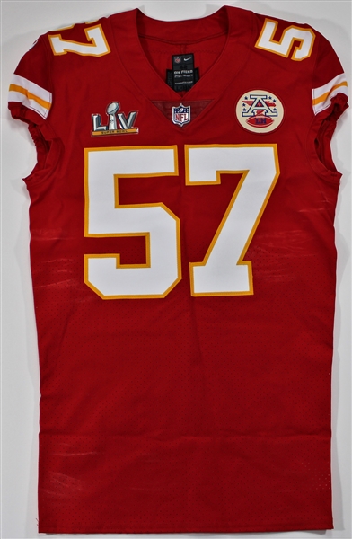 Alex Okafor Game Issued Supper Bowl 55 Jersey