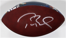Tom Brady Signed Patriots Photo Stat Football - Fanatics 