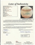Red Ruffing Signed Baseball - JSA