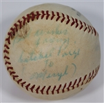 Satchel Paige Signed Baseball - JSA