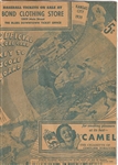 1939 Kansas City Blues Game Program - Lou Gehrig Last Game