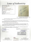 Roger Maris Signed KC A's Book - JSA