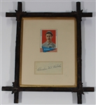 Charles "Kid" Nichols Signed Framed Cut & Card - JSA