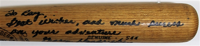 George Hendrick 1978 Game Used & Signed Bat - Pre PSA
