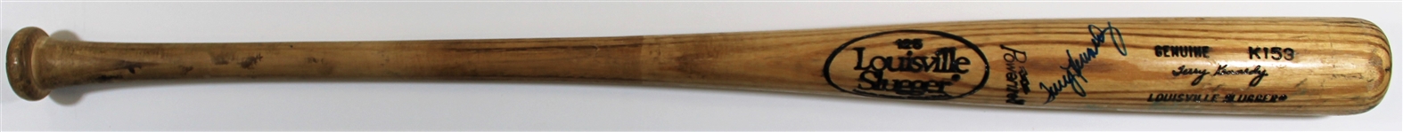 Terry Kennedy 1987-1988 Game Used & Signed K153 Bat - Pre PSA