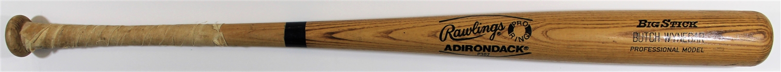 Butch Wynegar 1986 225B Game Used Bat - Pre PSA