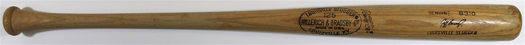 Jeff Burroughs 1977-1979 B310 Game Used Bat - Pre PSA