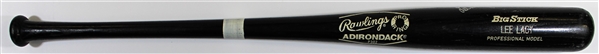 Lee Lacy 1985 279R Game Used & Signed Bat - Pre PSA