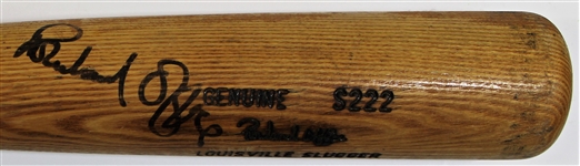 Rowland Office 1977-1979 S222 Game Used & Signed Bat - Pre Psa