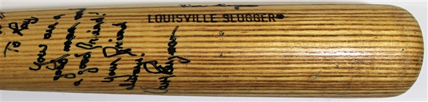 Dave Bergman 1989 S188 Game Used & Signed  Bat - Pre PSA
