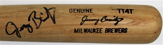 Jeromy Burnitz 2001 B310 Game Used & Signed Bat - Pre PSA Letter