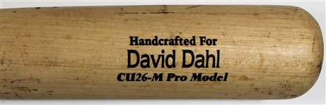 David Dahl 2014 CH26 Game Used Bat - Pre PSA Letter