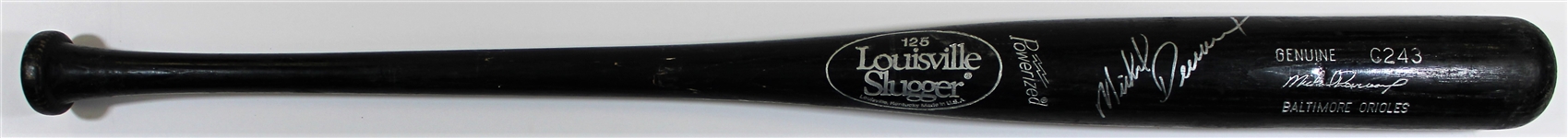 Mike Devereaux 1996 C243 Game Used & Signed  Bat - Pre PSA Letter