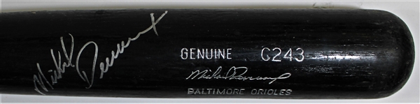 Mike Devereaux 1996 C243 Game Used & Signed  Bat - Pre PSA Letter