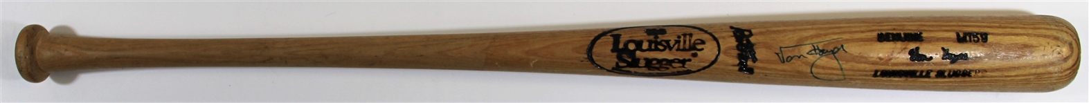 Von Hayes 1986/1989 M159 Game Used & Signed Bat - Pre PSA Letter