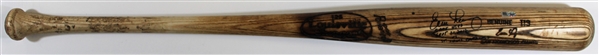 Evan Longoria 2016 I13 Game Used & Signed Bat - PSA/DNA - MLB Letter