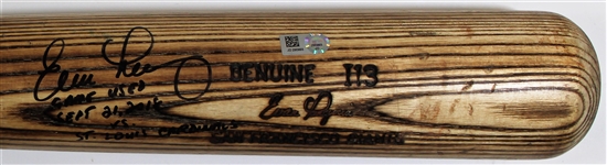Evan Longoria 2016 I13 Game Used & Signed Bat - PSA/DNA - MLB Letter